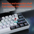 61 Keys Usb Gaming Mechanical Keyboard Red Switch Rgb